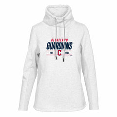 Cleveland Guardians Levelwear Women's Verve Loop Pullover Sweatshirt - White