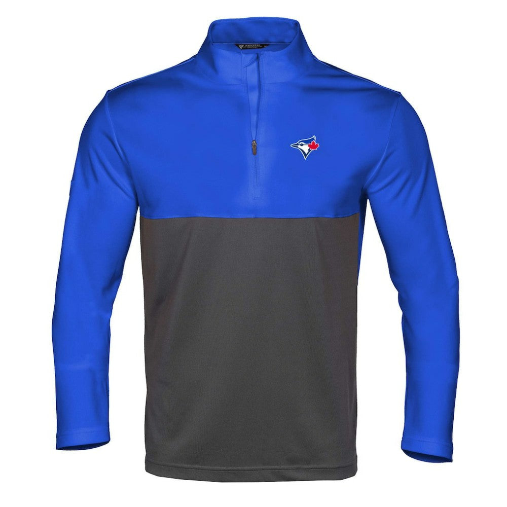 Toronto Blue Jays Levelwear Pursue Insignia 2.0 Quarter-Zip Pullover Top - Royal/Charcoal