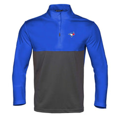 Toronto Blue Jays Levelwear Pursue Insignia 2.0 Quarter-Zip Pullover Top - Royal/Charcoal