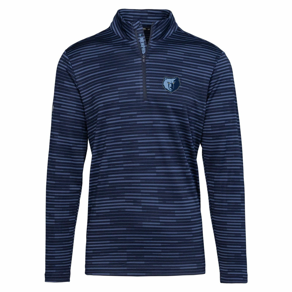 Memphis Grizzlies Levelwear Gear Insignia Core Quarter-Zip Pullover Top - Navy outlet