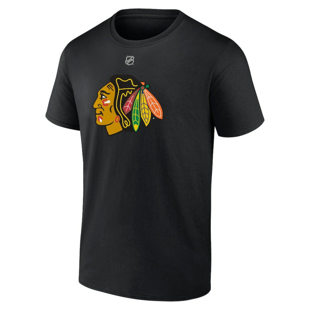 Taylor Hall Chicago Blackhawks Fanatics Authentic Stack Name & Number T-Shirt Black