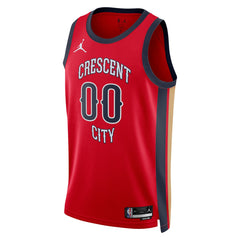 New Orleans Pelicans Jordan Brand Unisex Swingman Custom Jersey - Red - Statement Edition discount