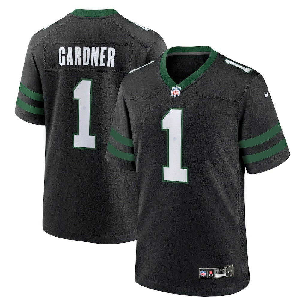 Ahmad Sauce Gardner New York Jets Alternate Game Jersey - Legacy Black | Nike outlet