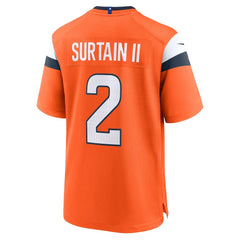 Patrick Surtain II Denver Broncos Mile High Collection Game Jersey - Orange | Nike outlet