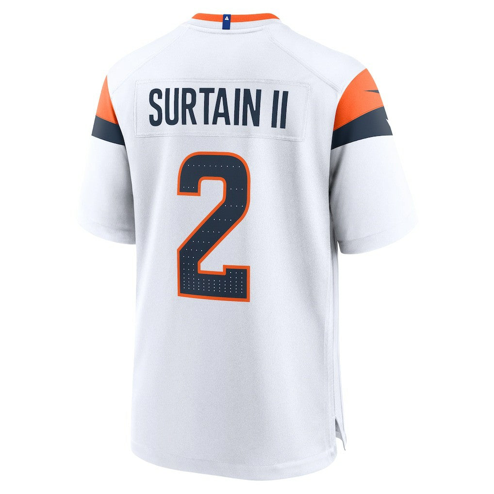 Patrick Surtain II Denver Broncos Mile High Collection Game Jersey - White | Nike for sale