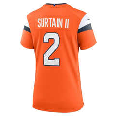 Patrick Surtain II Denver Broncos Women's Mile High Collection Game Jersey - Orange | Nike sale