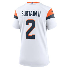 Patrick Surtain II Denver Broncos Women's Mile High Collection Game Jersey - White | Nike cheap