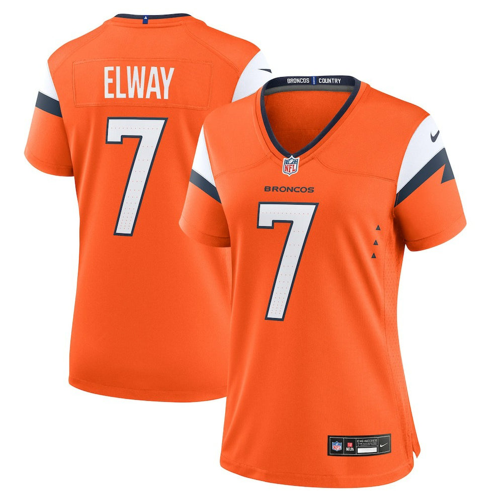 John Elway Denver Broncos Women's Mile High Collection Retired Player Game Jersey - Orange | Nike outlet