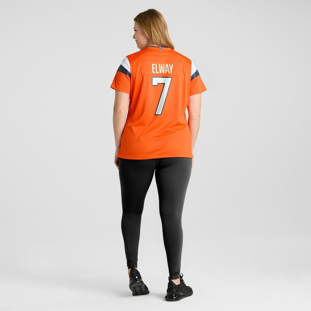 John Elway Denver Broncos Women's Mile High Collection Retired Player Game Jersey - Orange | Nike outlet