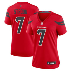 C.J. Stroud Houston Texans Women's Alternate Game Jersey - Red | Nike for sale