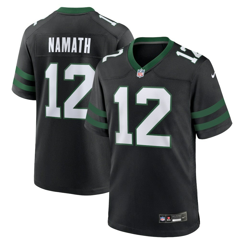 Joe Namath New York Jets Alternate Retired Player Game Jersey - Legacy Black | Nike online