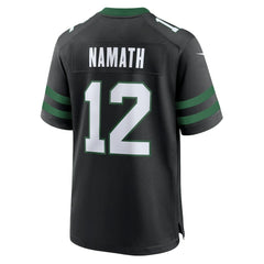 Joe Namath New York Jets Alternate Retired Player Game Jersey - Legacy Black | Nike online