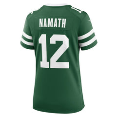 Joe Namath New York Jets Women's Retired Player Game Jersey - Legacy Green | Nike cheap