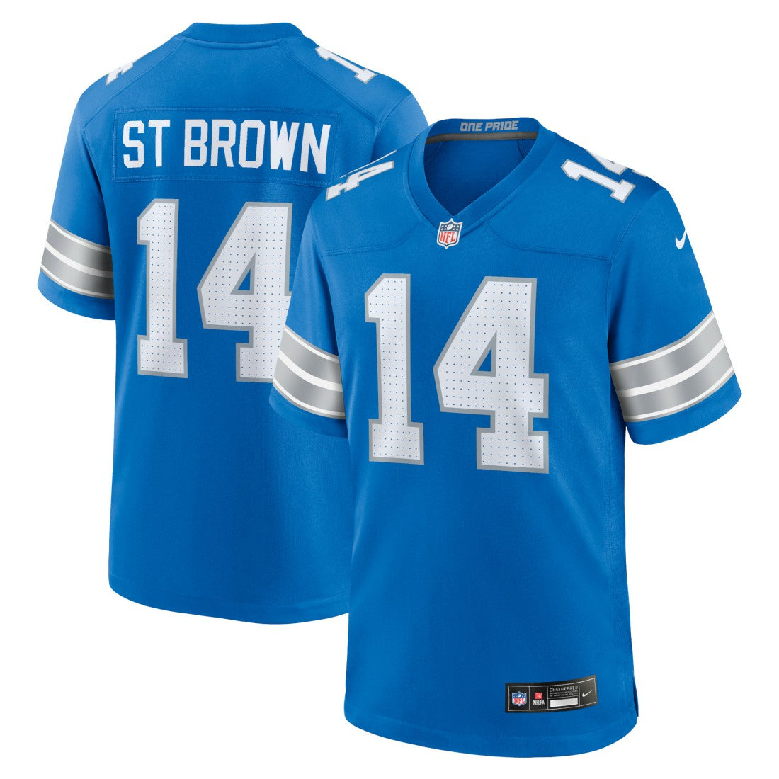 Amon-Ra St. Brown Detroit Lions Game Jersey - Blue | Nike on sale