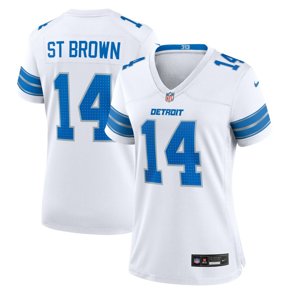 Amon-Ra St. Brown Detroit Lions Women's White Game Jersey - White | Nike sale