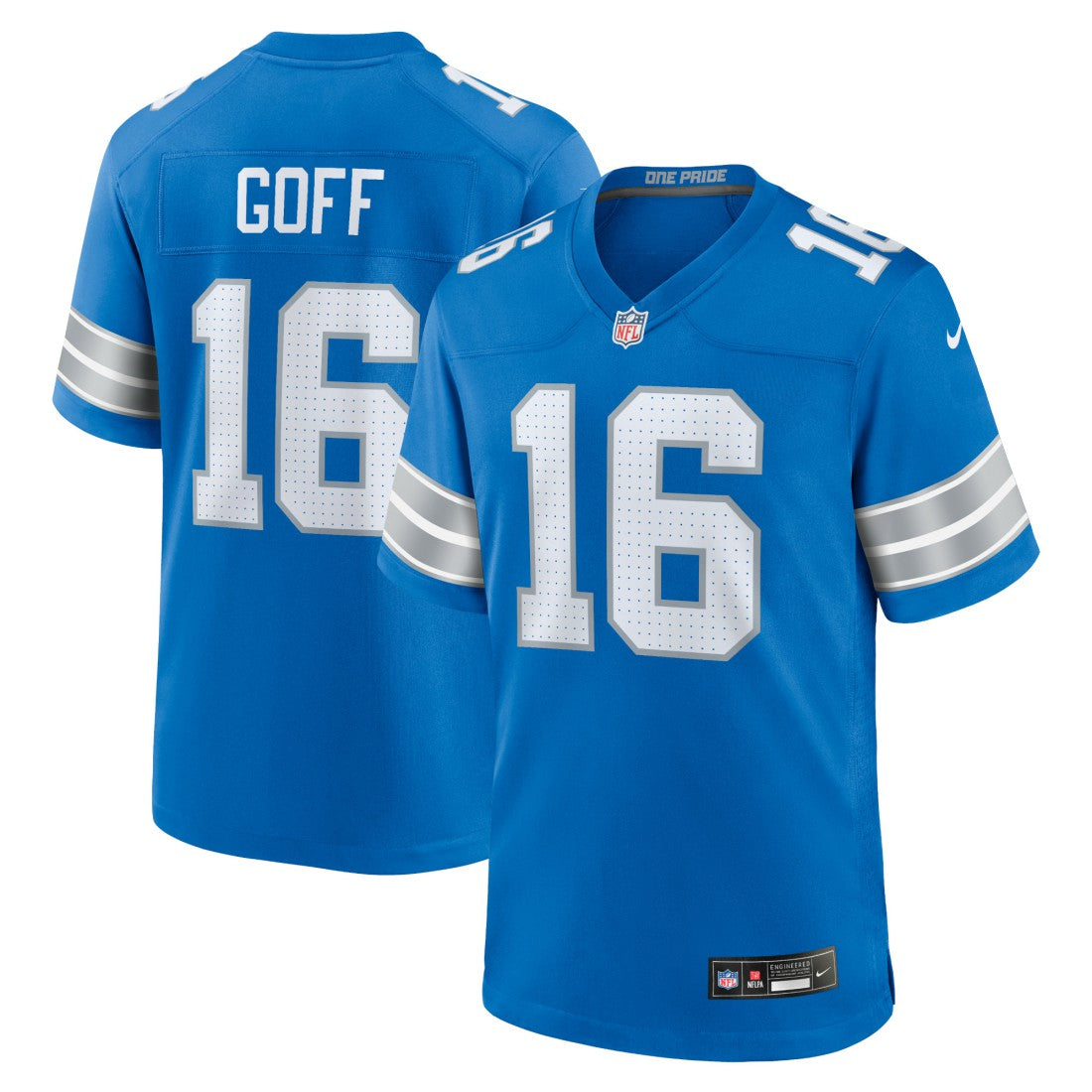 Jared Goff Detroit Lions Game Jersey - Blue | Nike on sale