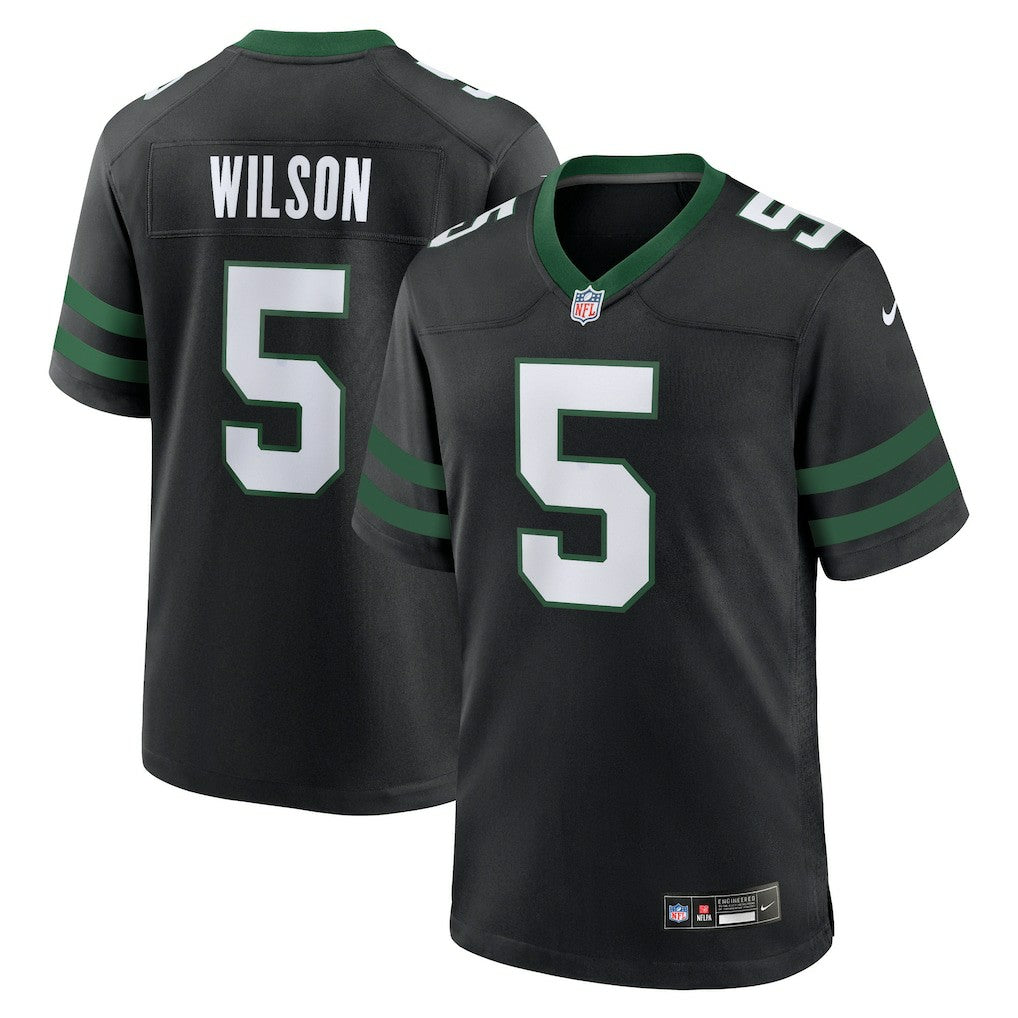 Garrett Wilson New York Jets Alternate Game Jersey - Legacy Black | Nike sale