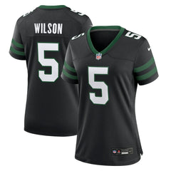 Garrett Wilson New York Jets Women's Alternate Game Jersey - Legacy Black | Nike outlet