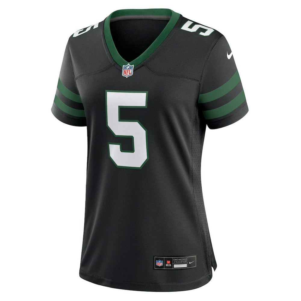 Garrett Wilson New York Jets Women's Alternate Game Jersey - Legacy Black | Nike outlet