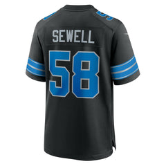 Penei Sewell Detroit Lions 2nd Alternate Game Jersey - Black | Nike online