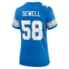 Penei Sewell Detroit Lions Women's Game Jersey - Blue | Nike outlet