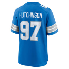 Aidan Hutchinson Detroit Lions Game Jersey - Blue | Nike cheap