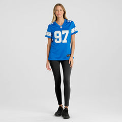 Aidan Hutchinson Detroit Lions Women's Game Jersey - Blue | Nike on sale