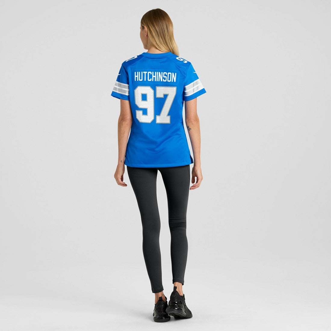 Aidan Hutchinson Detroit Lions Women's Game Jersey - Blue | Nike on sale