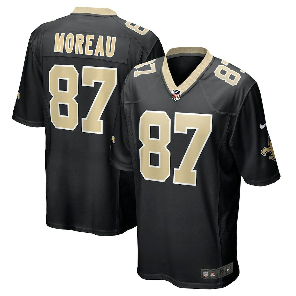Foster Moreau New Orleans Saints Game Jersey - Black | Nike for sale