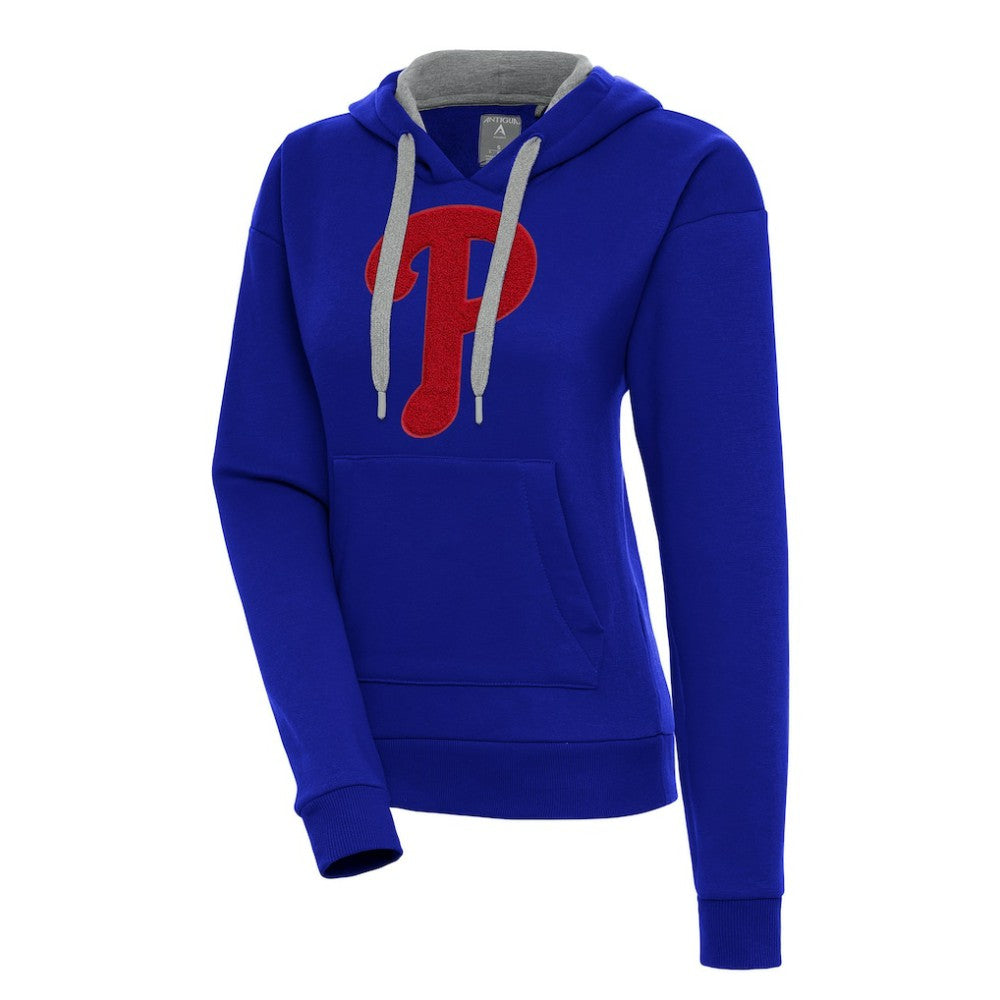 Philadelphia Phillies Antigua Women's Victory Pullover Hoodie - Royal