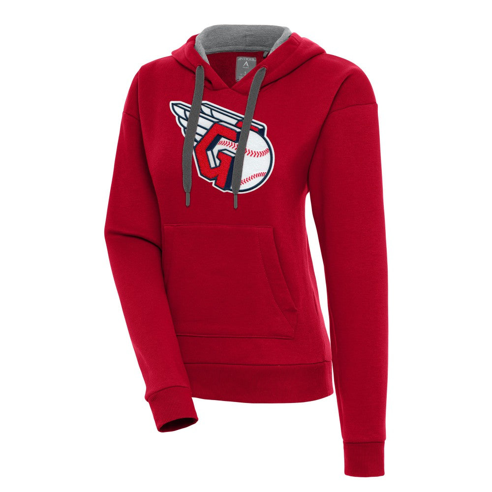 Cleveland Guardians Antigua Women's Victory Pullover Hoodie - Red