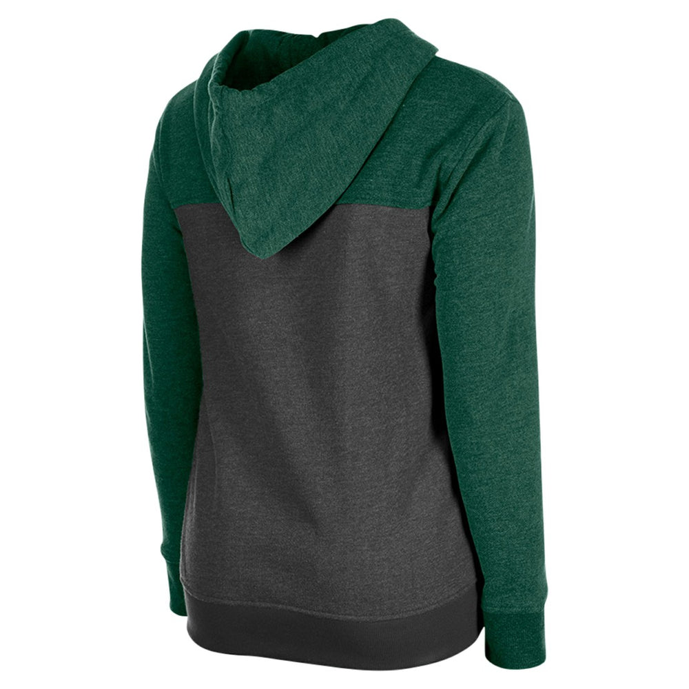 New York Jets New Era Women's Color-Block Full-Zip Hoodie - Green cheap