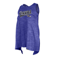 Baltimore Ravens New Era Women's Space Dye Active Tank Top - Purple on sale