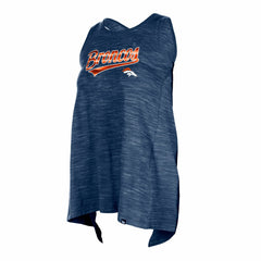 Denver Broncos New Era Women's Space Dye Active Tank Top - Navy sale