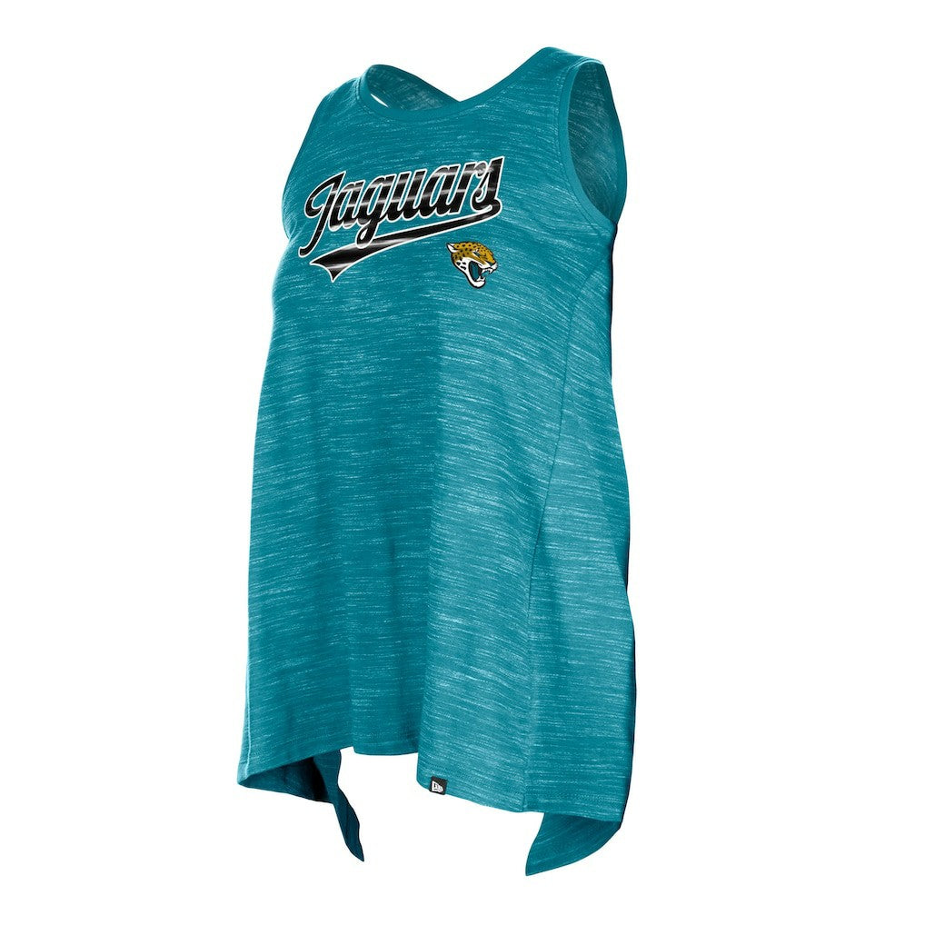 Jacksonville Jaguars New Era Women's Space Dye Active Tank Top - Teal cheap