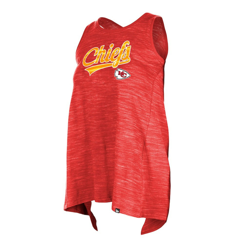 Kansas City Chiefs New Era Women's Space Dye Active Tank Top - Red discount