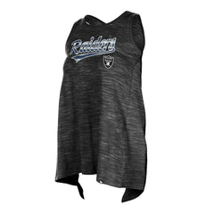 Las Vegas Raiders New Era Women's Space Dye Active Tank Top - Black cheap