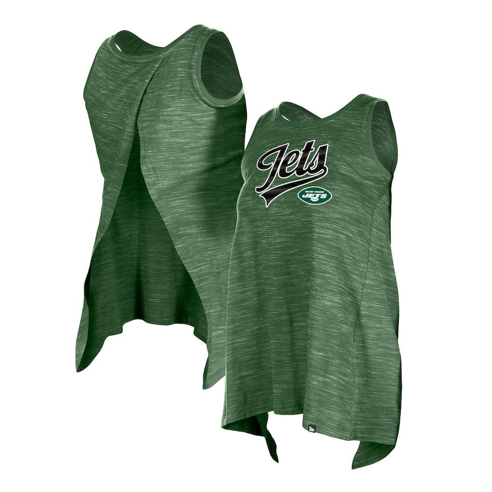 New York Jets New Era Women's Space Dye Active Tank Top - Green discount