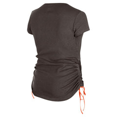 Cleveland Browns New Era Women's Ruched Side T-Shirt - Brown cheap