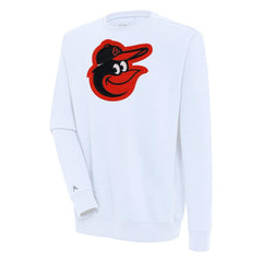 Baltimore Orioles Antigua Victory Pullover Sweatshirt - White