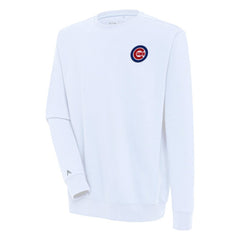 Chicago Cubs Antigua Victory Pullover Sweatshirt - White
