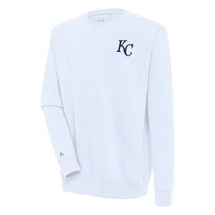 Kansas City Royals Antigua Victory Pullover Sweatshirt - White