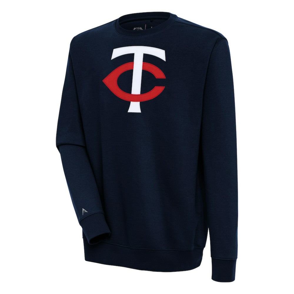 Minnesota Twins Antigua Victory Pullover Sweatshirt - Navy