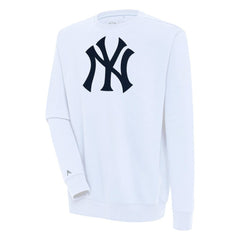 New York Yankees Antigua Victory Pullover Sweatshirt - White