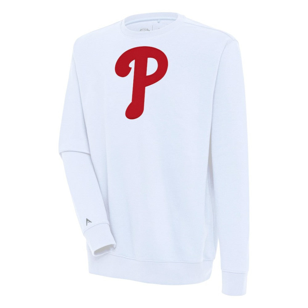 Philadelphia Phillies Antigua Victory Pullover Sweatshirt - White