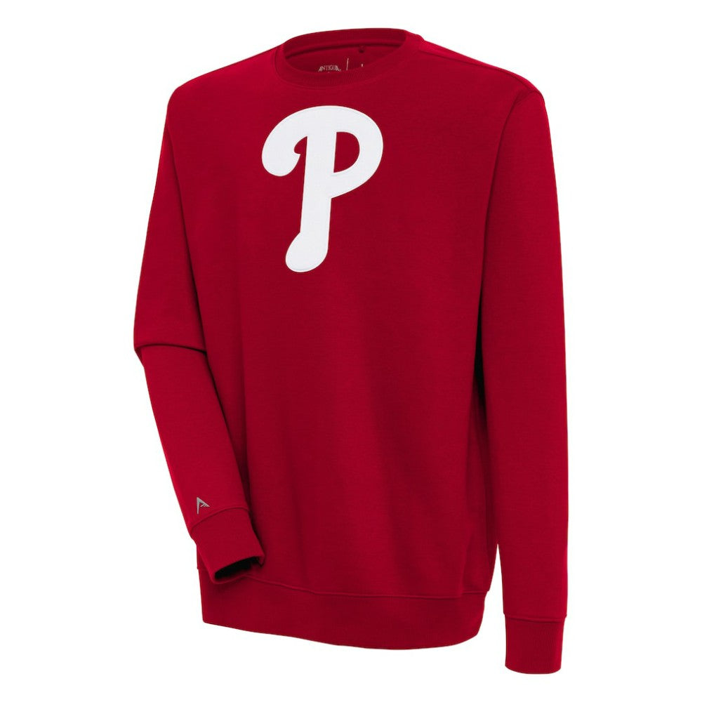 Philadelphia Phillies Antigua Victory Pullover Sweatshirt - Red