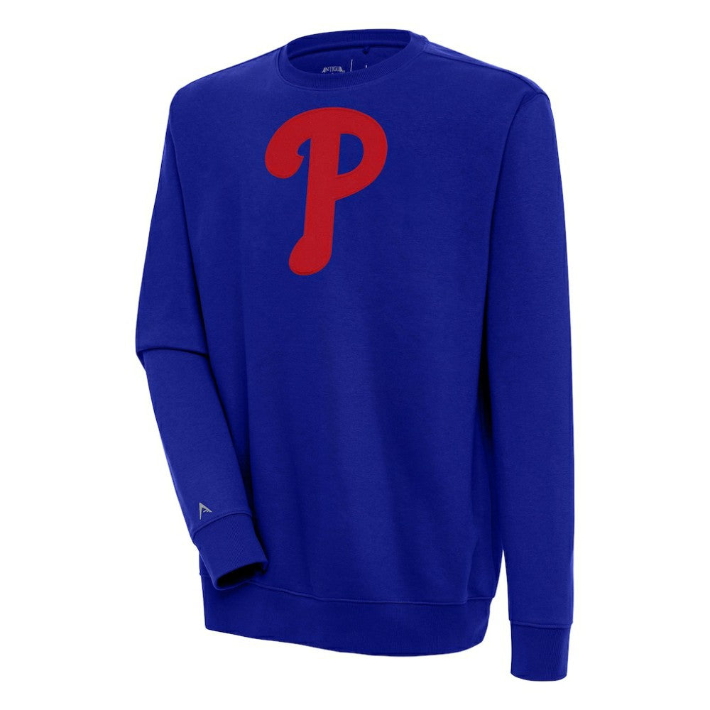 Philadelphia Phillies Antigua Victory Pullover Sweatshirt - Royal