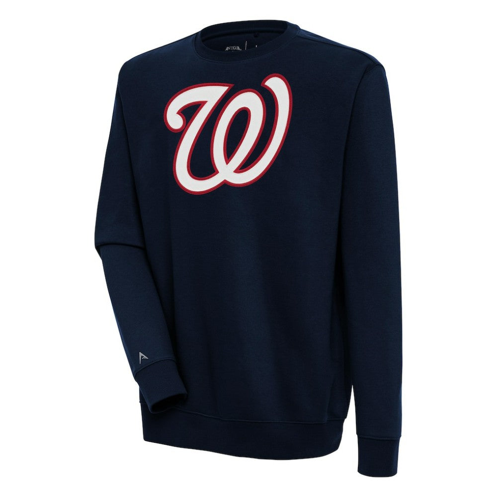 Washington Nationals Antigua Victory Pullover Sweatshirt - Navy