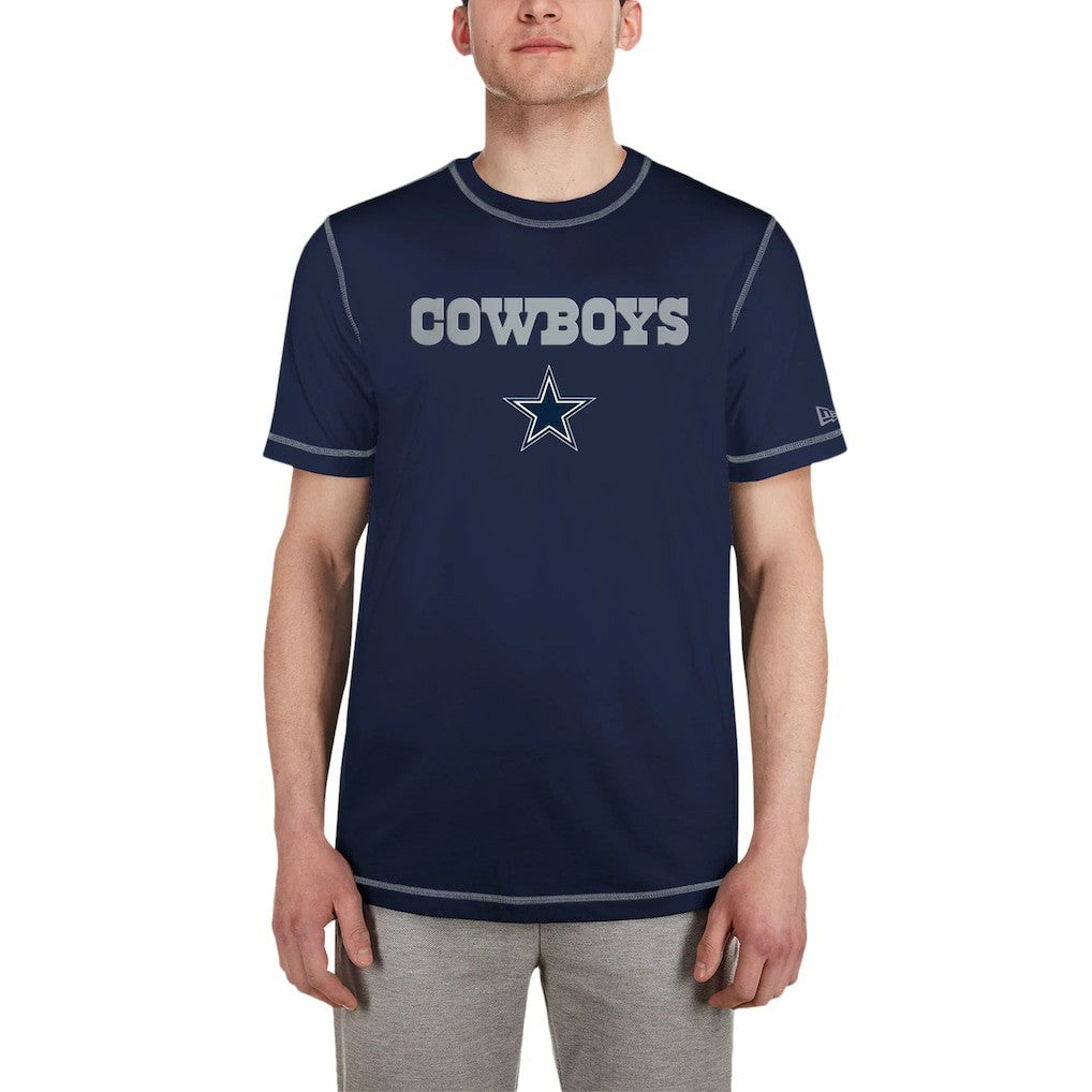 Dallas Cowboys New Era Third Down Puff Print T-Shirt - Navy sale