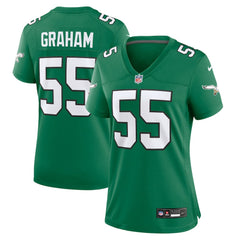 Brandon Graham Philadelphia Eagles Women's Alternate Game Jersey - Kelly Green | Nike for sale